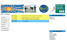 Tablet Screenshot of grundschule-leimbach.de